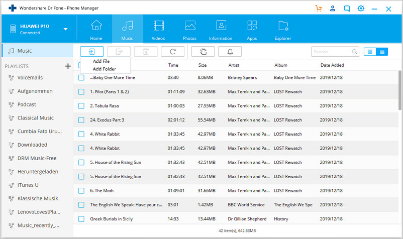 Transfer Music from Computer to Android