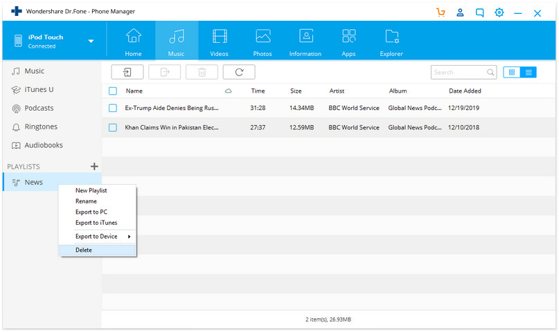 How to delete songs from iPod Nano-Delete Playlist