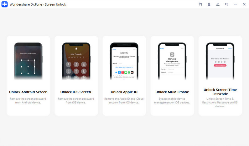 screen unlock home interface