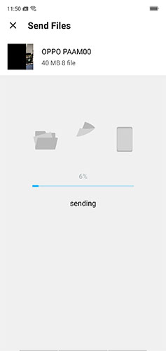 sending files to your friend